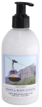 TABLE MOUNTAIN CABLE CAR BODY LOTION top dot tourism souvenirs